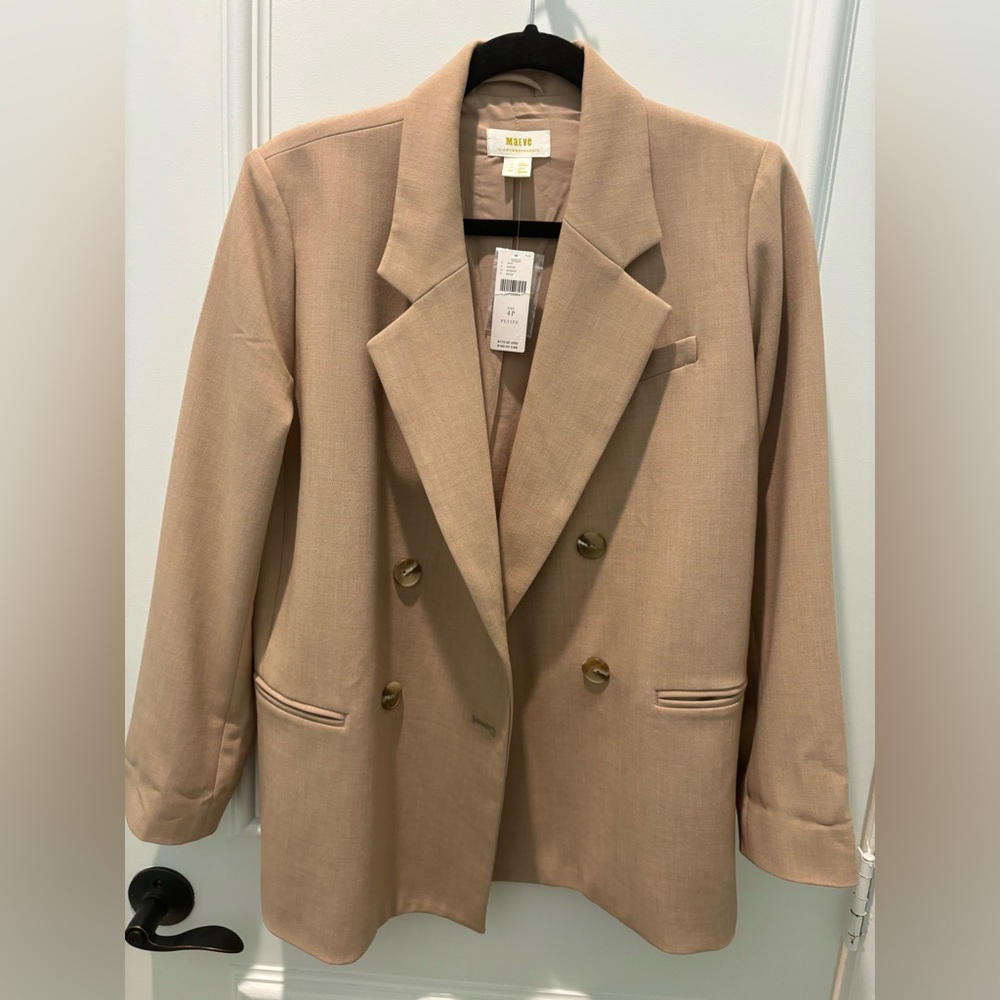 Maeve by Anthropology Boyfriend fit blazer